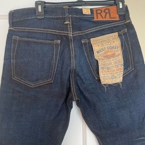 Ralph Lauren Mens Jeans - RRL Slim Narrow Selvedge Denim 31x32